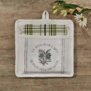J.H. Dalia Pocket Pot Holder Set of 3 Park Designs - The Fox Decor